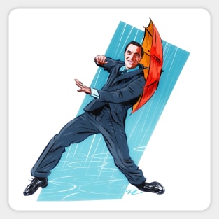 Gene Kelly - An illustration by Paul Cemmick Sticker